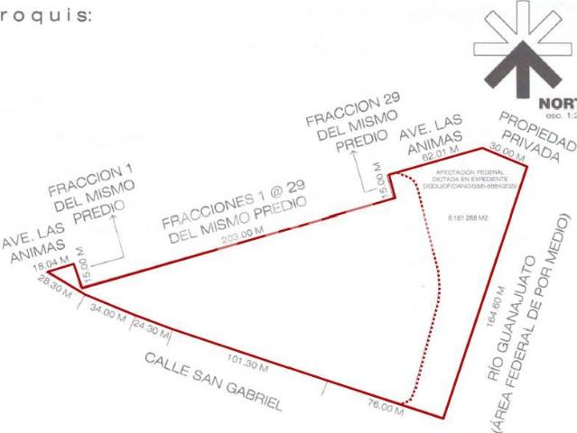 Terreno en venta en Av. Las Ánimas Fracción 30