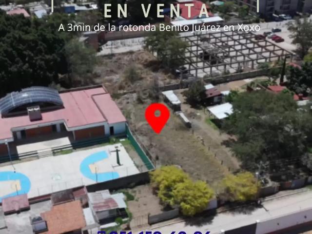 Terreno en venta en av, xoxocotlan