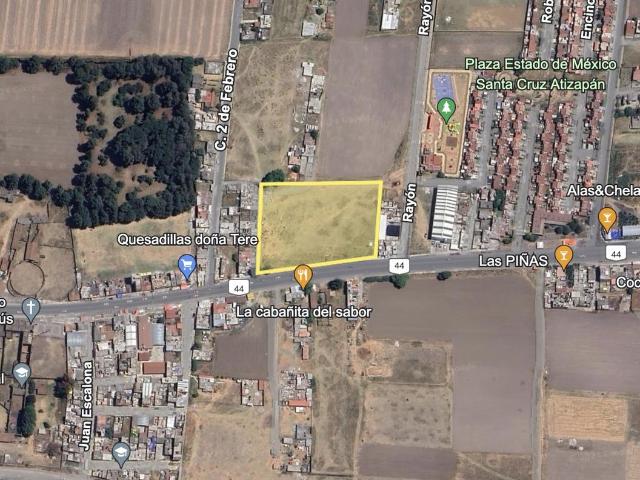 TERRENO EN VENTA EN AVENIDA LIBERTAD PARAJE LA VEGA, CERCANO A SANTIAGO TIANGUISTENCO