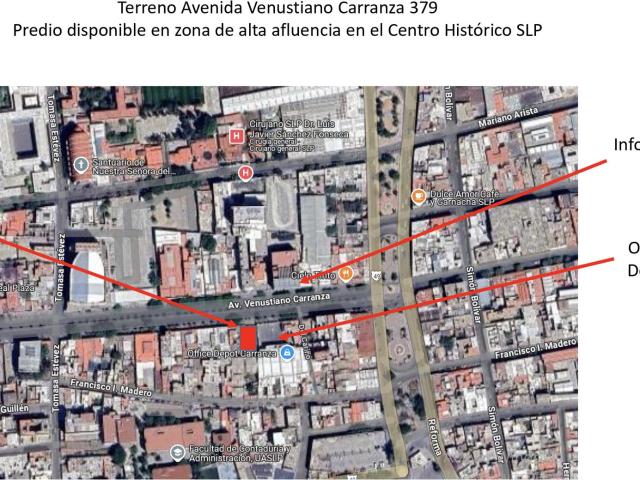Terreno en Venta en Avenida Venustiano Carranza, San Luis Potos?