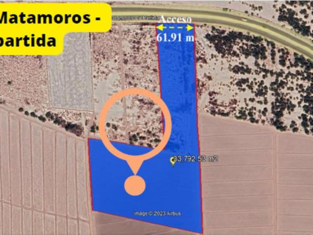 Terreno en venta en Andalucía, Matamoros, Coahuila de Zaragoza