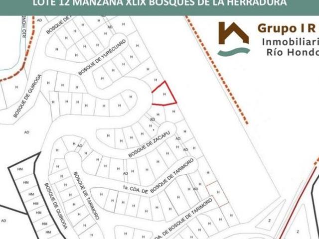 Terreno en venta en Bosques de la Herradura OPORTUNIDAD