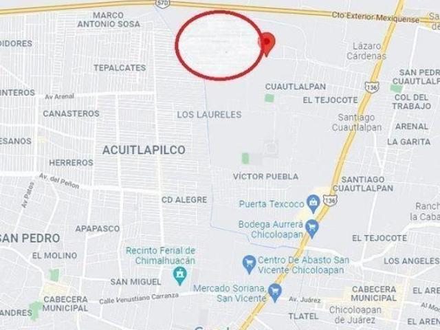 TERRENO EN VENTA EN CUAUTLALPAN TEXCOCO