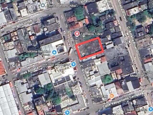 Terreno en Venta en C. Xicot?ncatl, Col. Play?n Sur, Minatitl?n, Ver