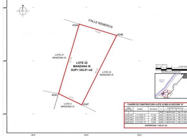 TERRENO EN VENTA EN CAMPECHE EN CLUB NAUTICO
