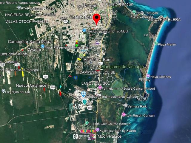 Terreno en Venta en Canc?n, Quintana Roo