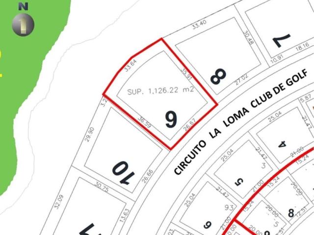 Terreno en Venta en Club de Golf La Loma, San Luis Potos?