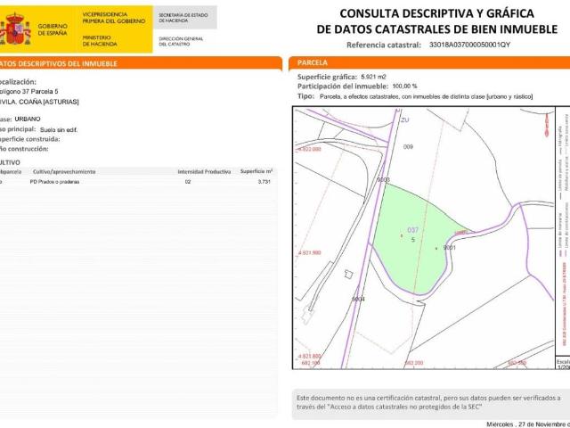 Casa rústica / Caserío en Venta en Coaña