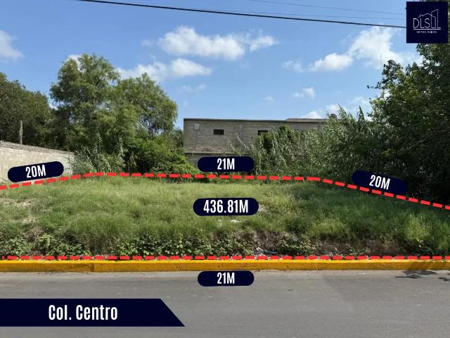 TERRENO EN VENTA EN COLONIA CENTRO