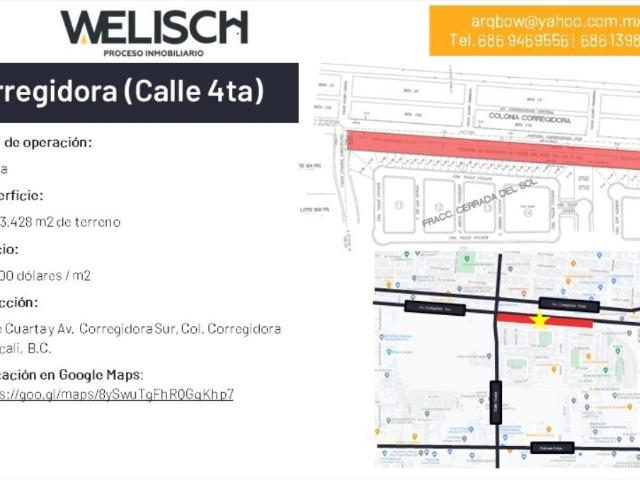 Terreno en venta en Corregidora, Mexicali, Baja California