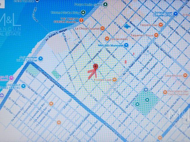 Terreno En Venta en Cozumel de Uso Mixto 301 m2. Colonia Centro