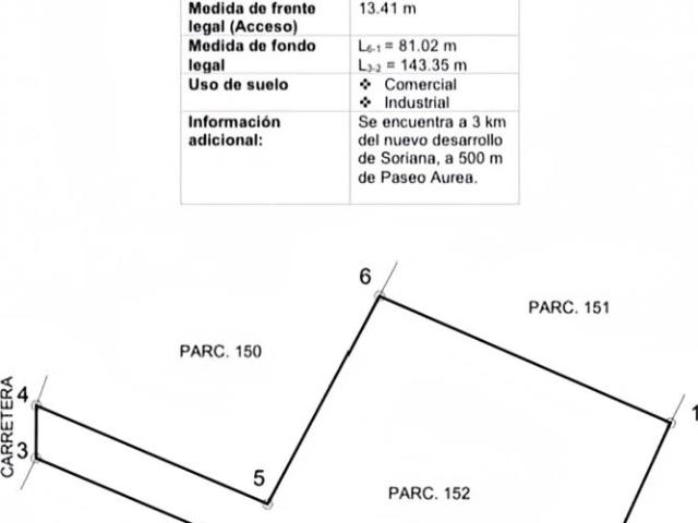 Terreno en venta en Ejido Ana, Torreón, Coahuila de Zaragoza