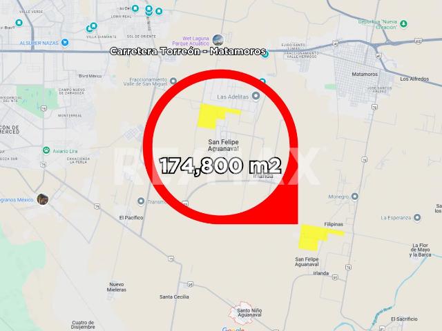 TERRENO EN VENTA EN EJIDO SAN FELIPE AGUANAVAL