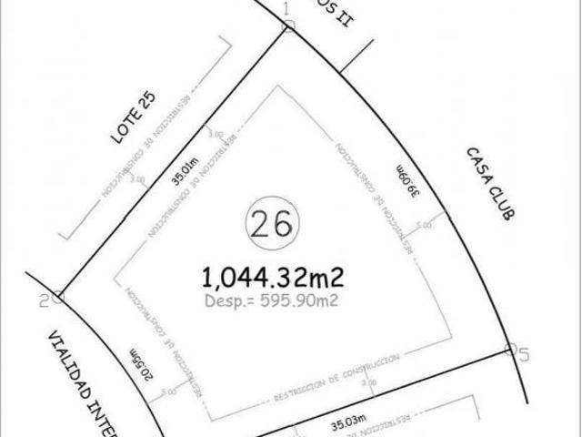 Terreno en Venta en EL MOLINO RESIDENCIAL, CONDOMINIO 2. OPORTUNIDAD