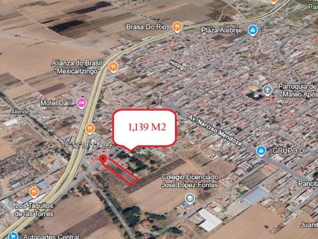 Terreno en venta en el Calvario tepanuaya, Mexicaltzingo, Estado de M?xico