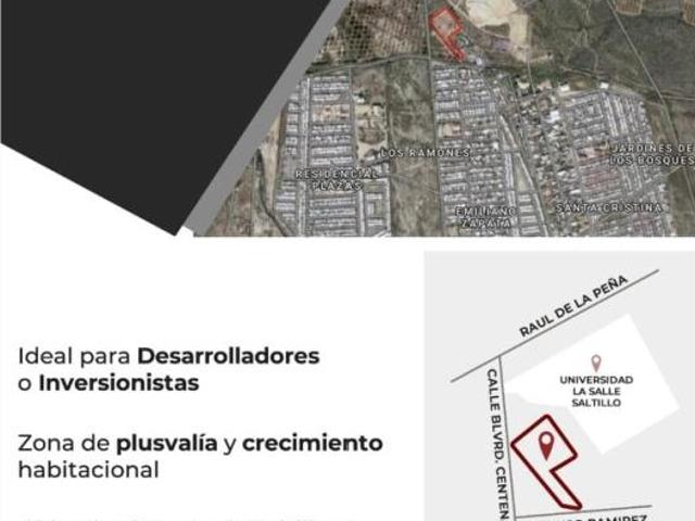 TERRENO EN VENTA EL TOREO AL ORIENTE DE SALTILLO, COAH