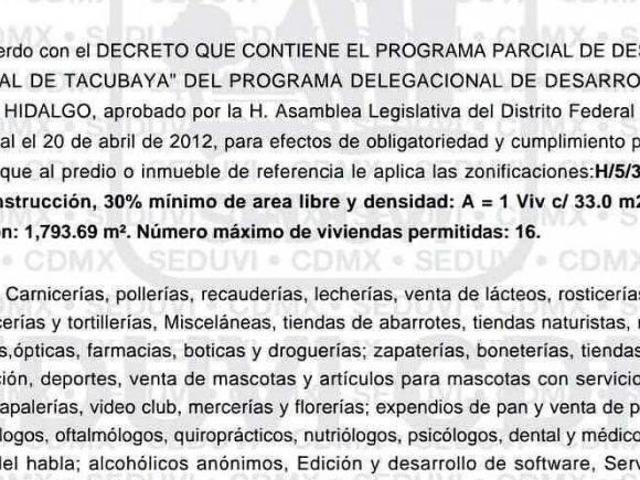 TERRENO EN VENTA EN ESCANDÓN 1ª SECCIÓN: GRAN POTENCIAL PARA DESARROLLO