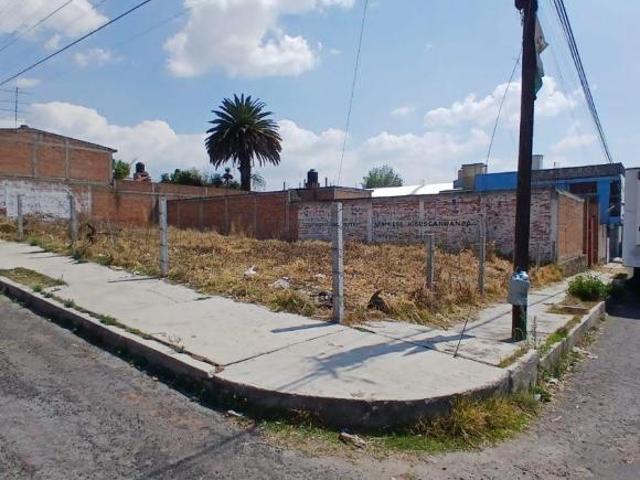Terreno en venta en esquina de Jesus Carranza y 6ta avenida, Col El Carmen en Apizaco Tlaxcala