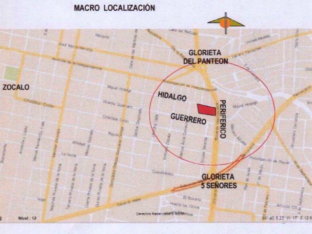 TERRENO EN VENTA EN ESQUINA? PERIFERICO NORTE Y AV. HIDALGO CENTRO OAXACA