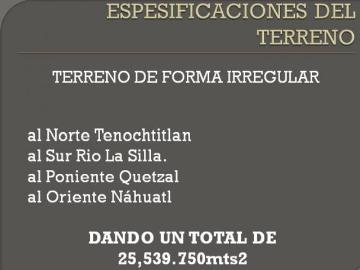 TERRENO EN VENTA EN GUADALUPE, 2.5 HECTAREAS