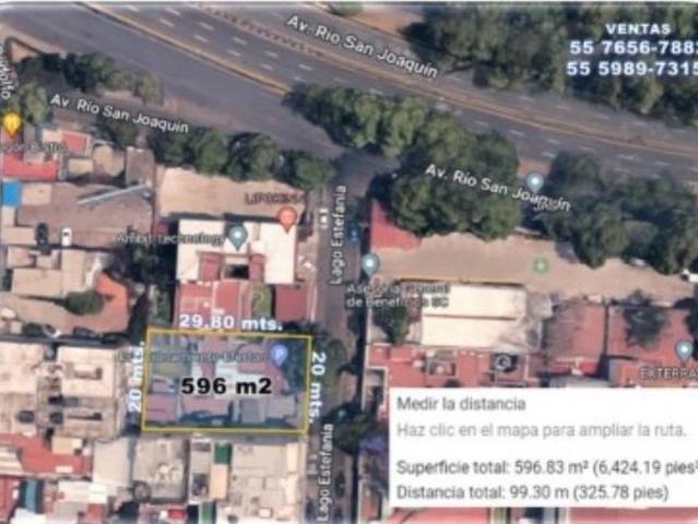 Terreno en venta en Granada, Miguel Hidalgo, Ciudad de México