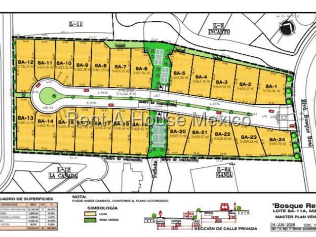 Terreno en Venta en Huixquilucan, Bosque Real AM. 26 2694