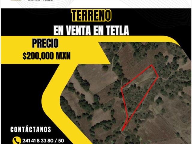 Terreno en venta en José María Morelos y Pavón, Tetla de la Solidaridad, Tlaxcala
