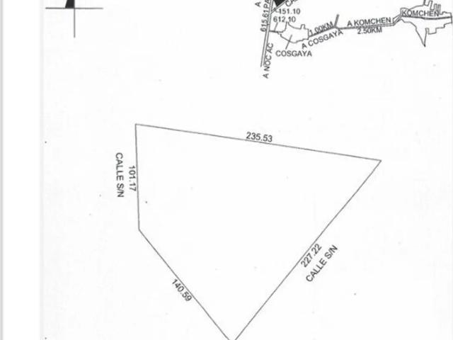 TERRENO EN VENTA EN KOMCHEN MERIDA YUCATAN CON FACIL ACCESO A 25 MIN. DE MERIDA