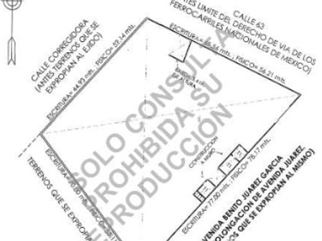 TERRENO EN VENTA EN LA AV JUAREZ