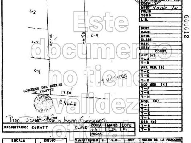 Terreno en venta en la col. montes de Ame. Mérida Yucatán 4