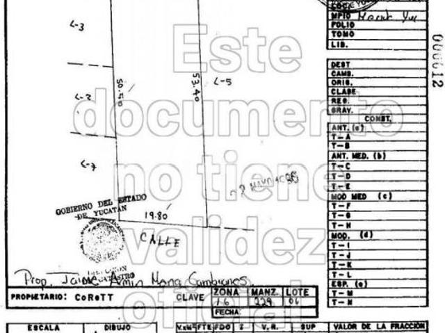 Terreno en venta en la col. montes de Ame. Mérida Yucatán 4