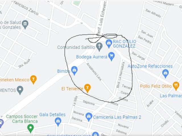 Terreno en venta en La Herradura, Saltillo, Coahuila de Zaragoza