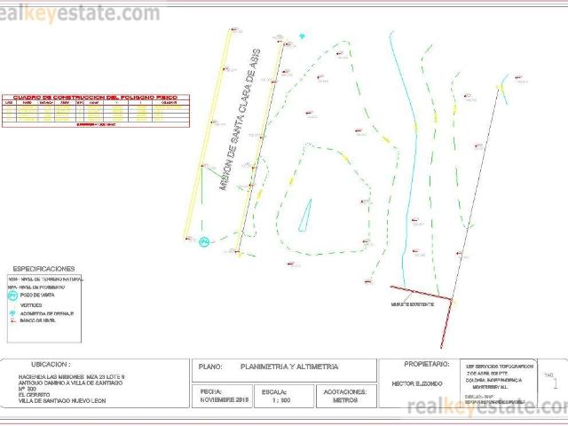 Terreno en Venta en Las Misiones, Campo de Golf, Santiago, Nuevo Le?n