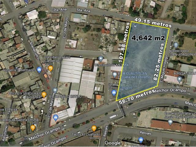 Terreno en venta en Lazaro Cardenas, Cuautitlán, México