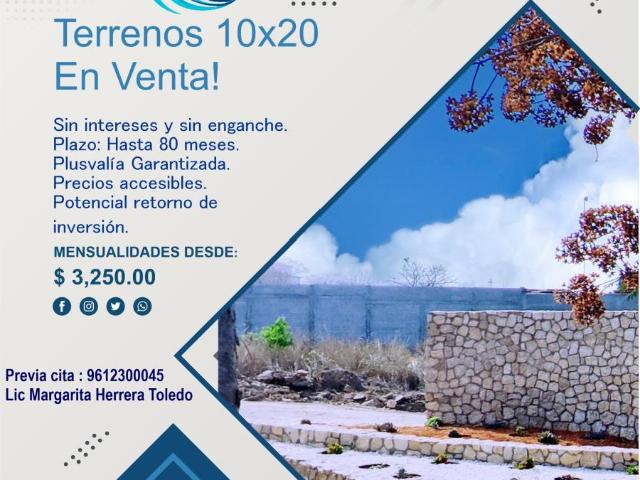 Terreno en venta en Lindos Aires, Berriozábal, Chiapas