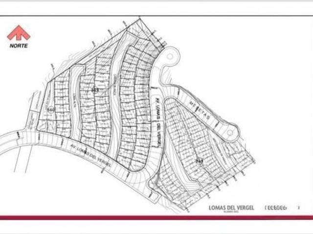 TERRENO EN VENTA EN LOMAS DEL VERGEL