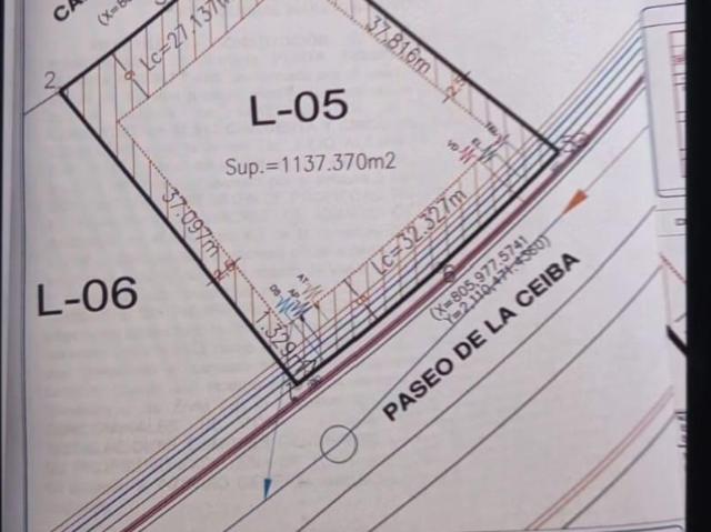 Terreno en venta en Paseo de la Ceiba Frac. Punta Tibur?n