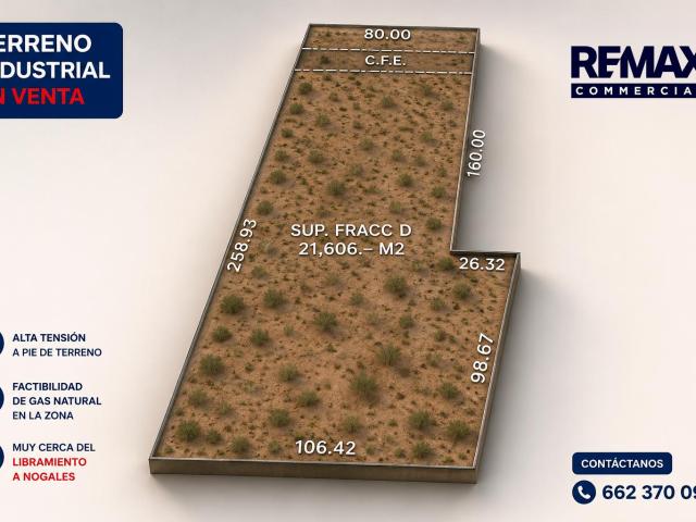 Terreno en Venta en Parque Industrial