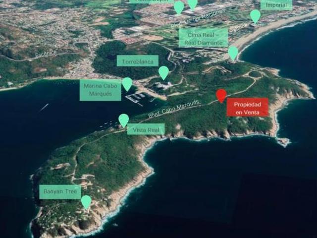 TERRENO EN VENTA EN PENINSULA CABO MARQUES USO MIXTO ACAPULCO