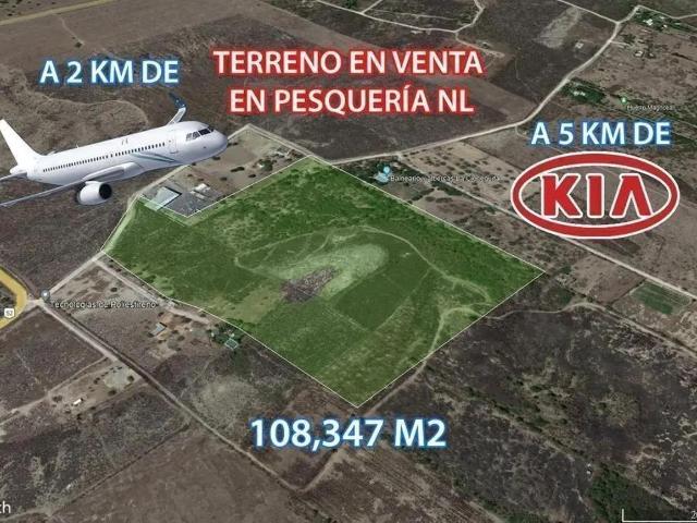 TERRENO EN VENTA EN PESQUER?A NUEVO LE?N