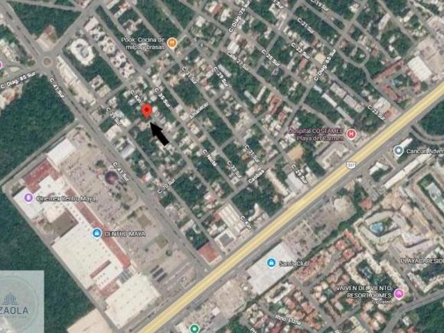 Terreno en venta en Playa del Carmen zona centro Maya