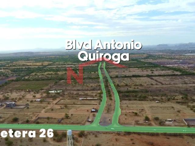 TERRENO EN VENTA EN PROLONGACION BLVD.QUIROGA