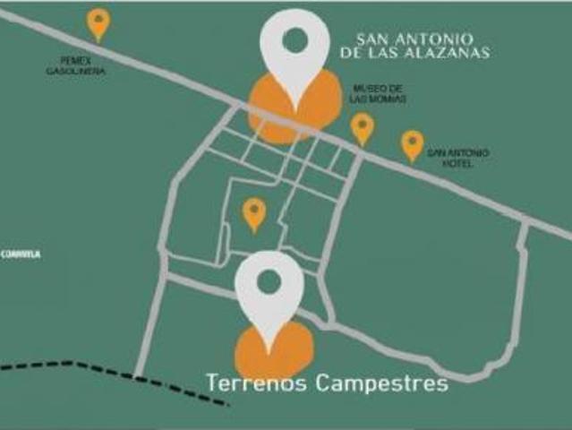 Terreno en Venta en San Antonio de las Alazanas, Arteaga, Coahuila de Zaragoza