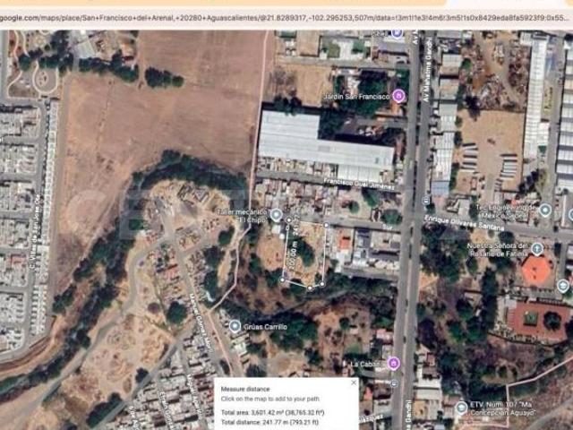 Terreno en venta en San Francisco del Arenal, Aguascalientes