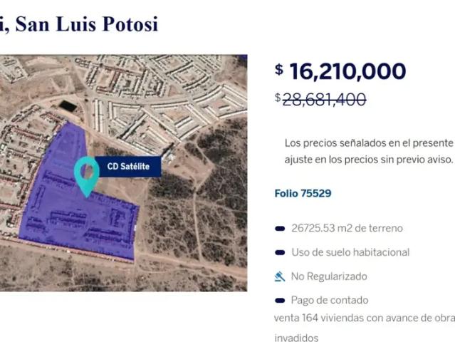 Terreno en venta en San Luis Potosi Centro, San Luis Potosí, San Luis Potosí