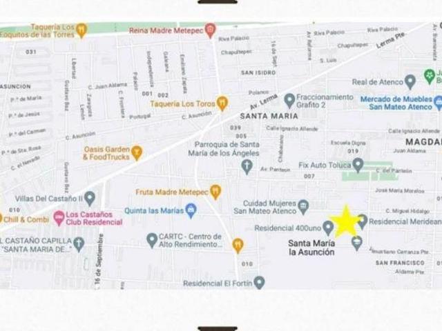 Terreno en venta en San Mateo Atenco