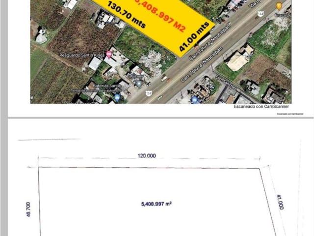 Terreno en venta en San Nicolas Tolentino, Toluca, México
