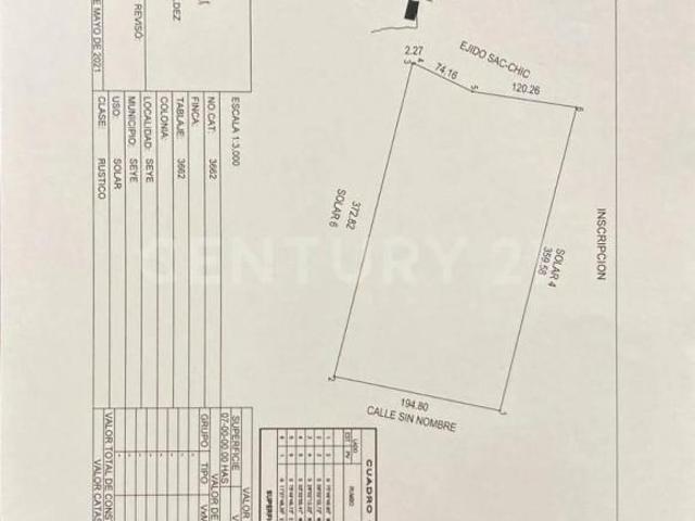 Terreno en Venta en Seyé, Yucatán