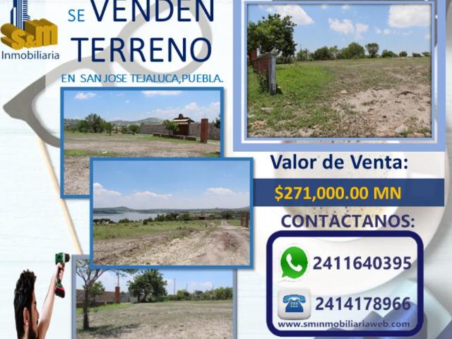 Terreno en venta en Tzicatlacoyan, Tzicatlacoyan, Puebla