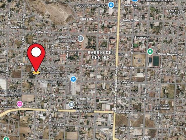TERRENO EN VENTA EN TEPEACA, PUEBLA | 648 M² | CALLE 7 SUR